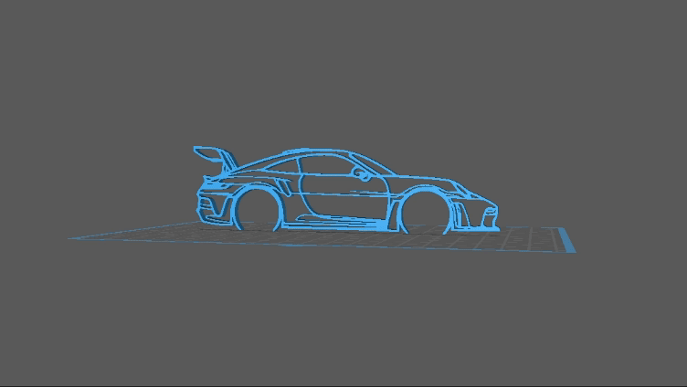 Porsche - 992 GT3 RS Wall Art