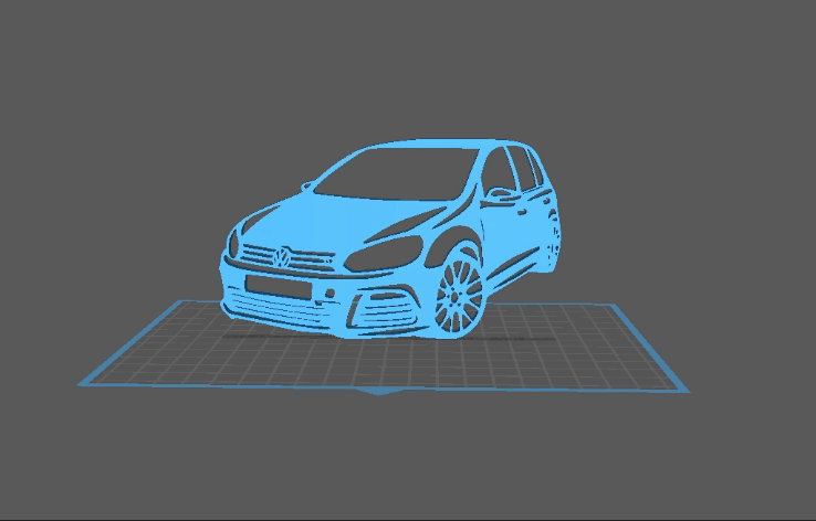 Volkswagen - Golf R Wall Art