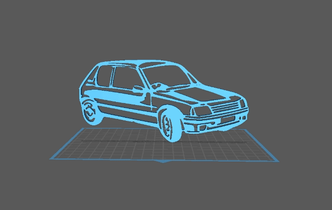 Peugeot - 205 GTI Wall Art