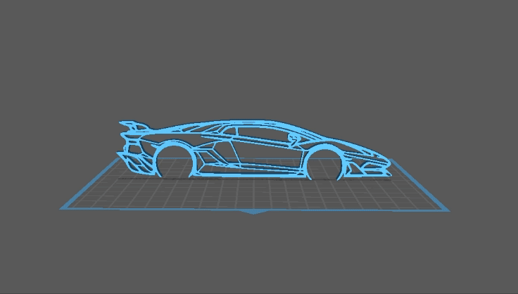 Lamborghini - Aventador SVG Wall Art