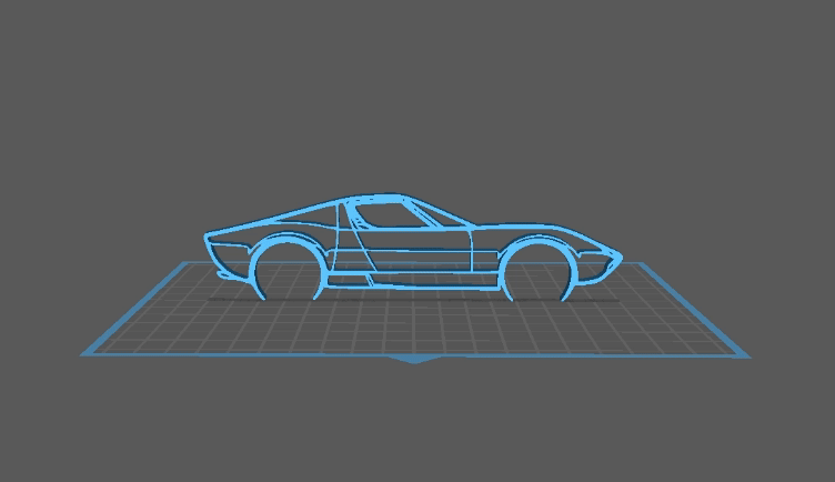 Lamborghini - Miura LP400 Wall Art