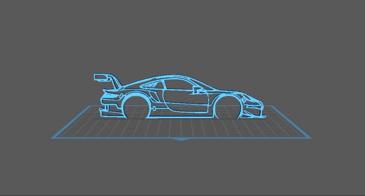 Porsche - 911 RSR Wall Art