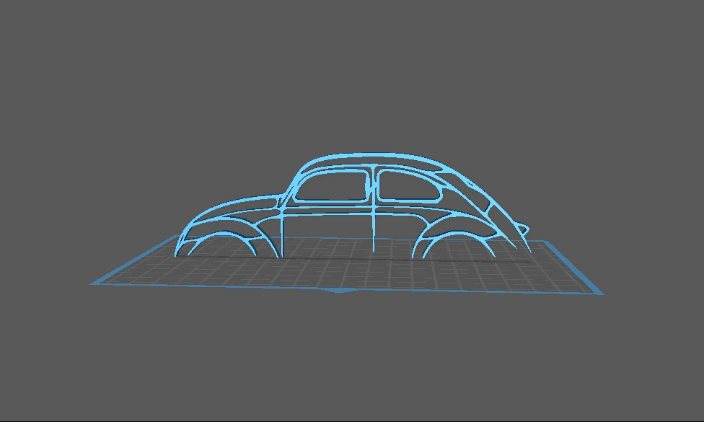 Volkswagen - Beetle retro Wall Art