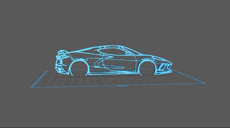 Chevrolet - Corvette C8 Wall Art