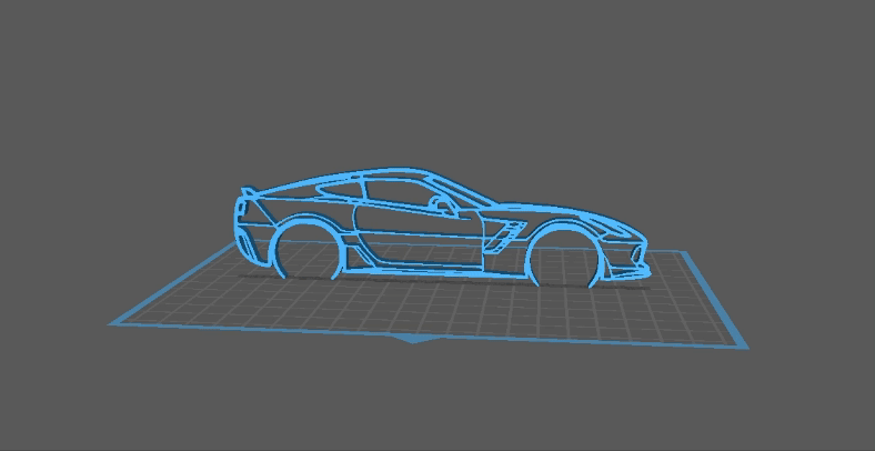 Chevrolet - Covette C7 Z06 Wall Art