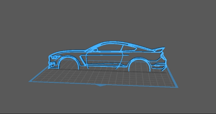 Ford - Mustang Shelby GT 350 Wall Art