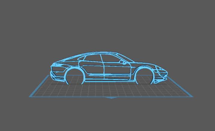 Porsche - Taycan Turbo S Wall Art