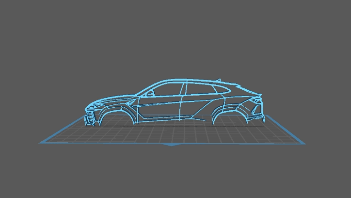 Lamborghini - Urus Wall Art
