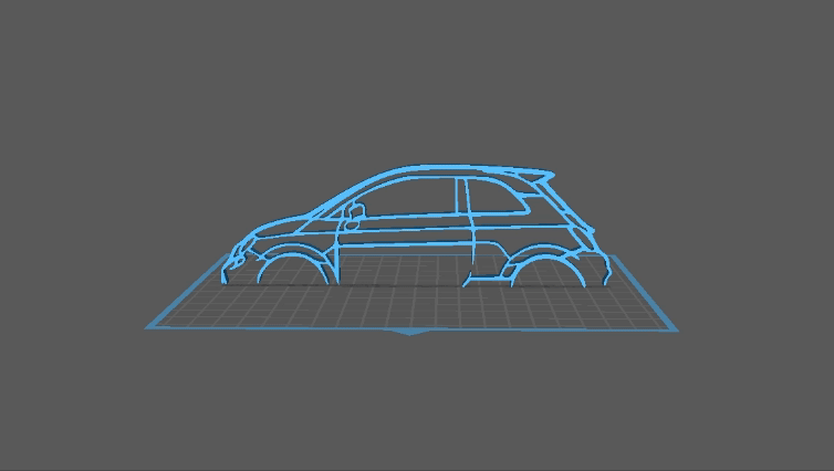 Fiat - 500 - 695 Wall Art