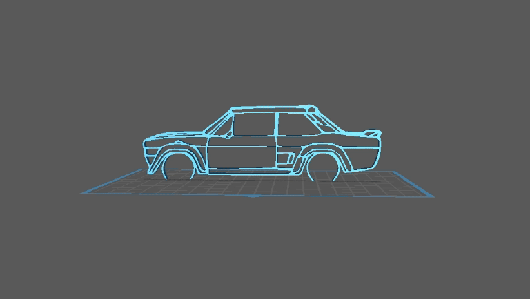 Fiat - 131 Classic Wall Art