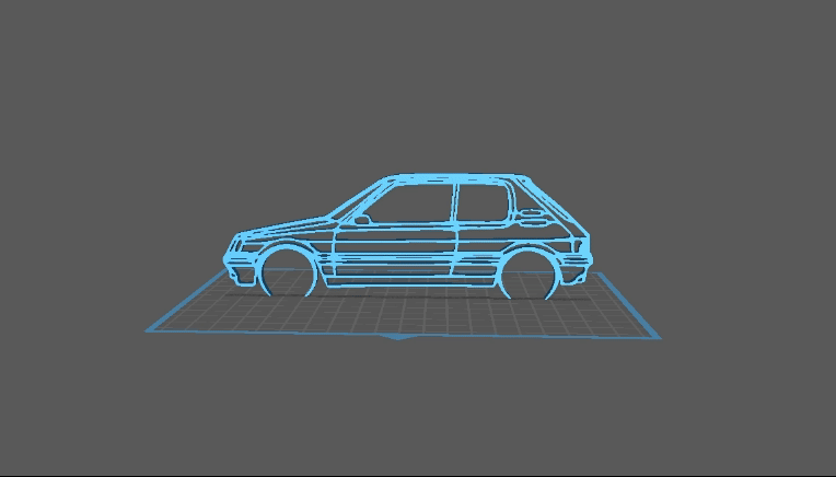 Peugeot - 205 GTI Wall Art