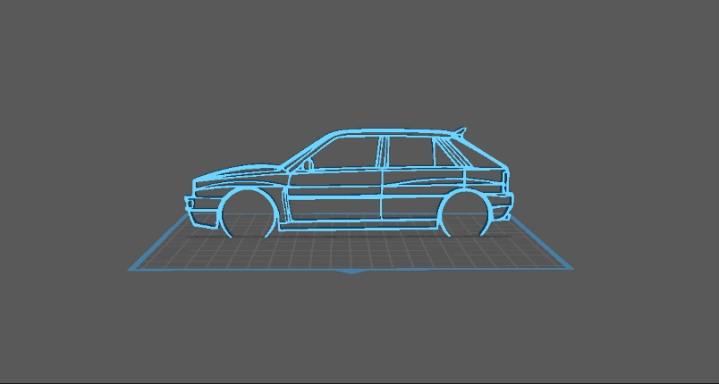Lancia - Delta Evo Wall Art
