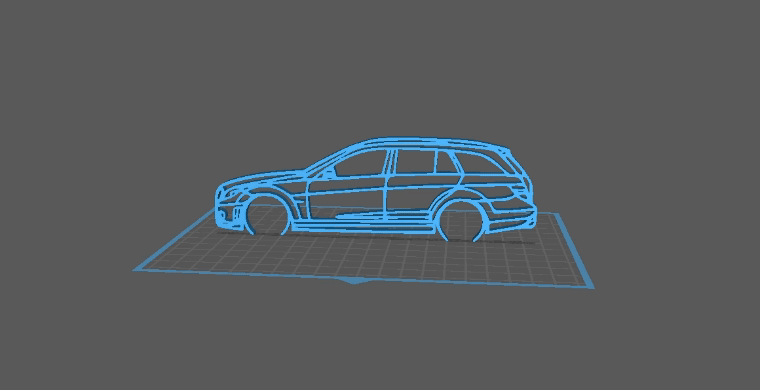 Mercedes - C63 Break Wall Art