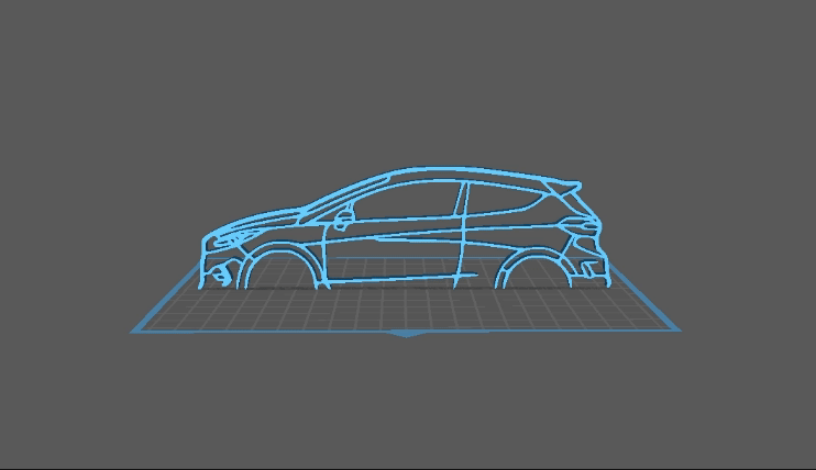Ford - Fiesta ST Wall Art