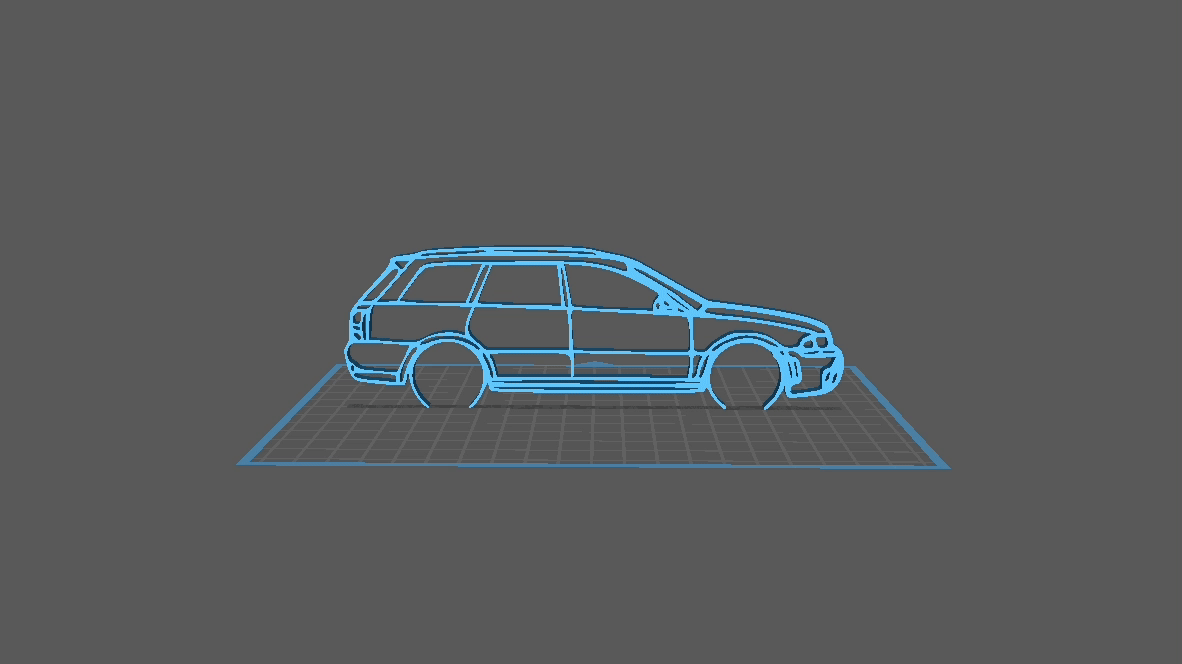 Audi - RS4 2000 Wall Art