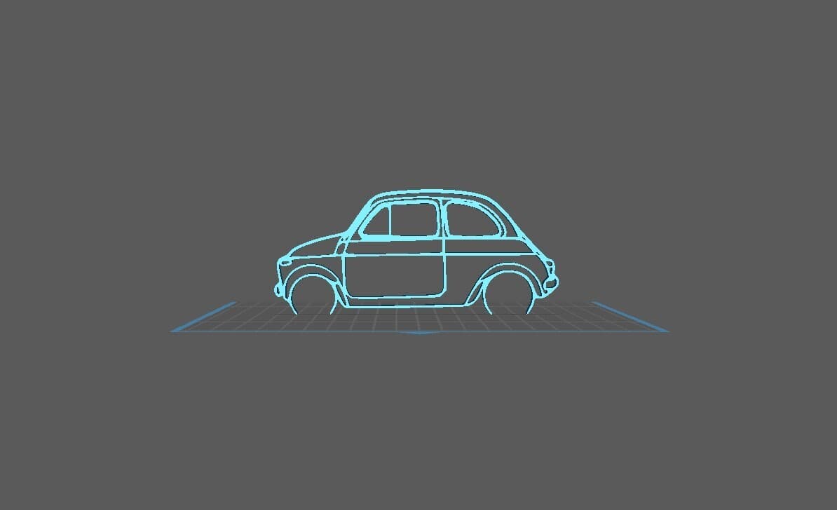 Fiat - 500 Wall Art