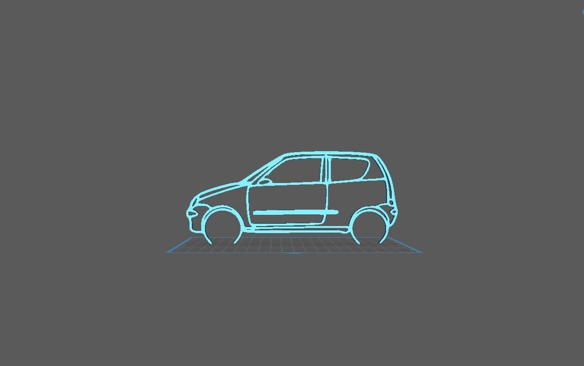 Fiat - 600 Van Wall Art