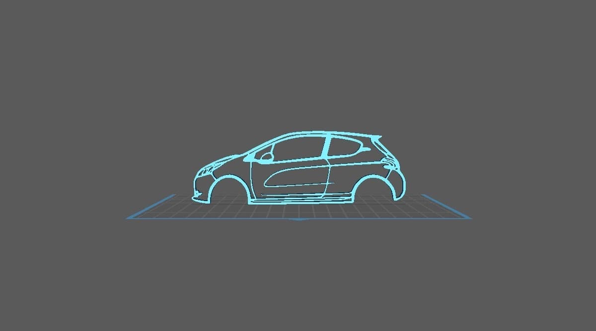 Peugeot - 208 GTI Wall Art