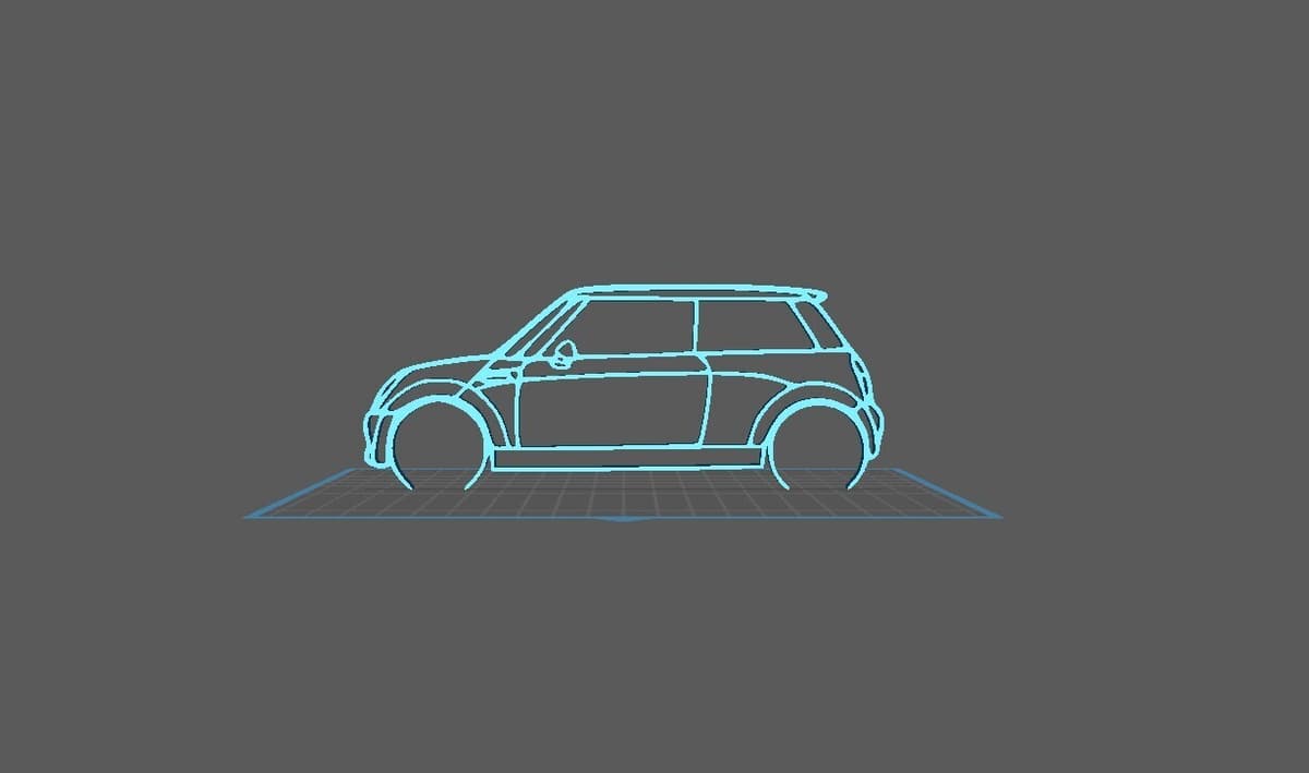 Mini Cooper - S R53 Wall Art