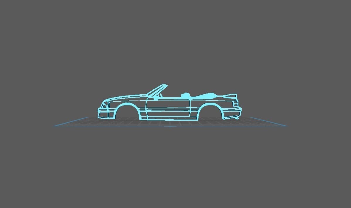 Ford - Mustang GT 1993 Wall Art