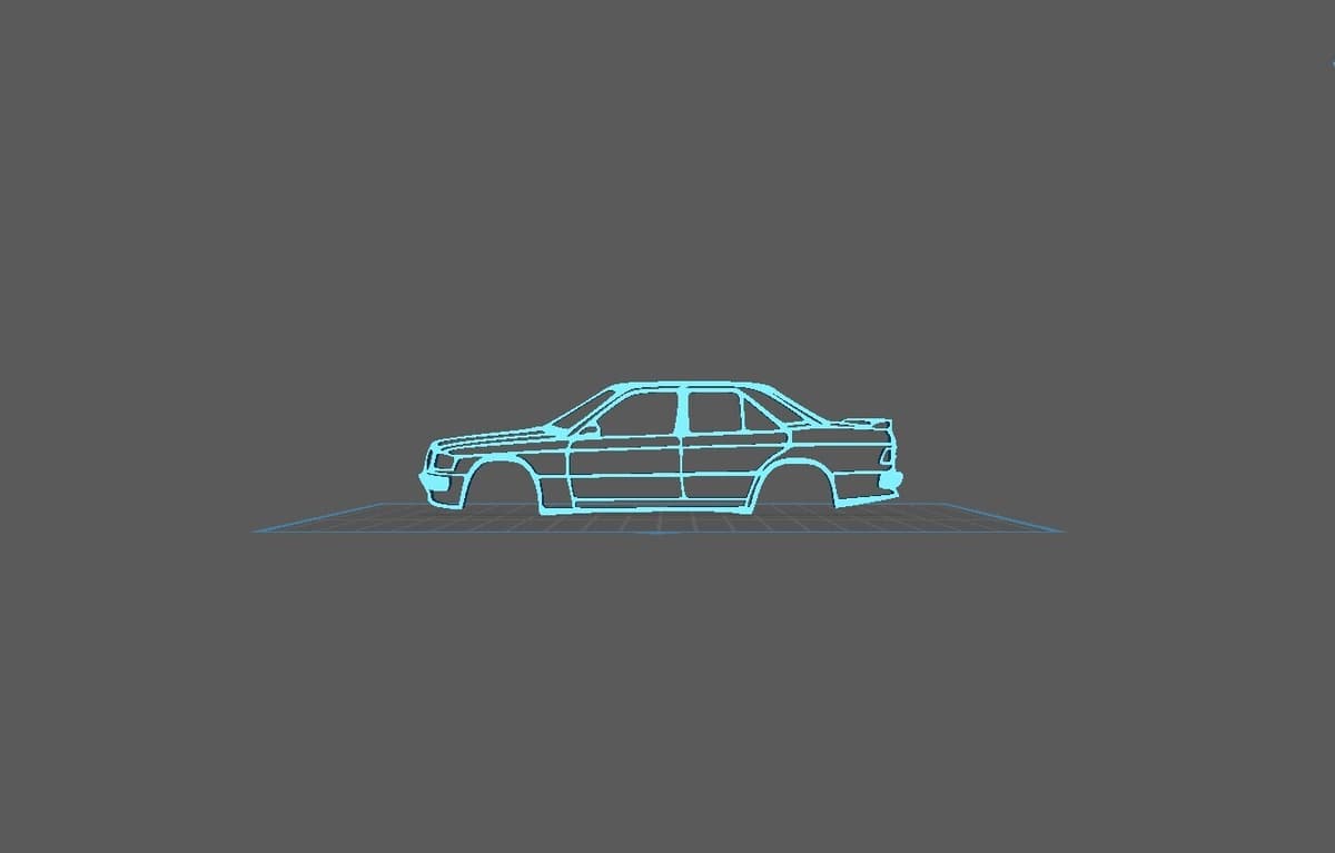 Mercedes - 190E 1989 Wall Art