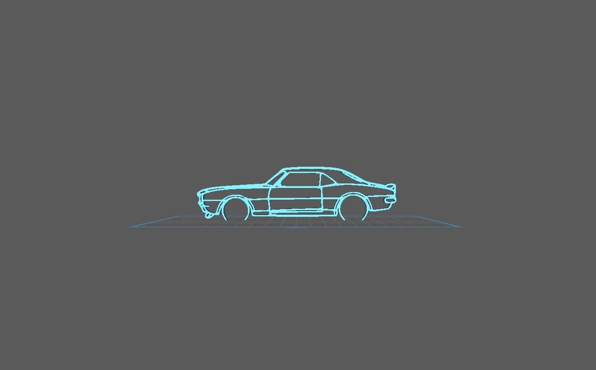 Chevrolet - Camaro SS 1968 Wall Art