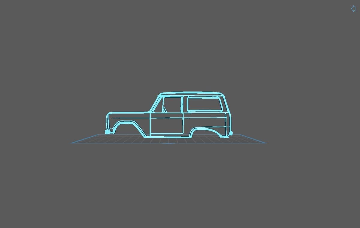 Ford - Bronco 1972 Wall Art