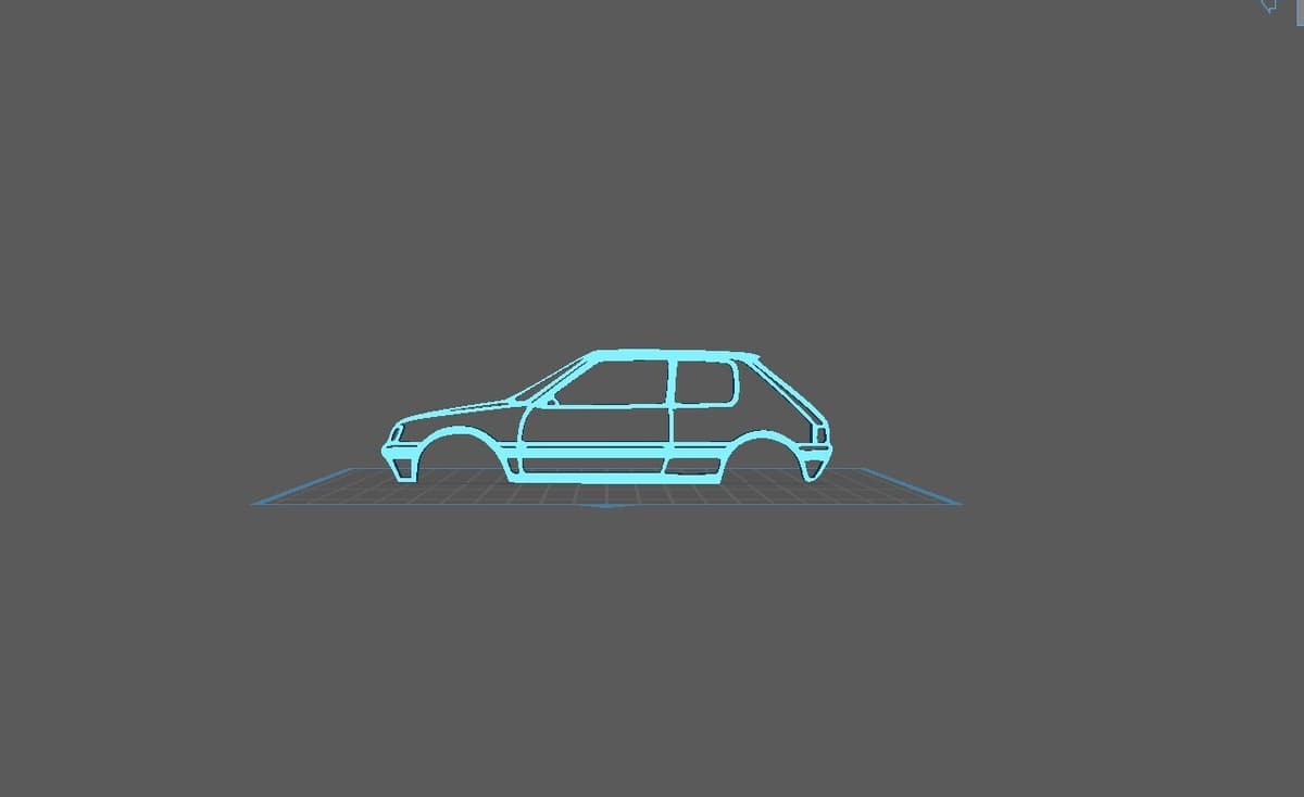 Peugeot - 205 Wall Art