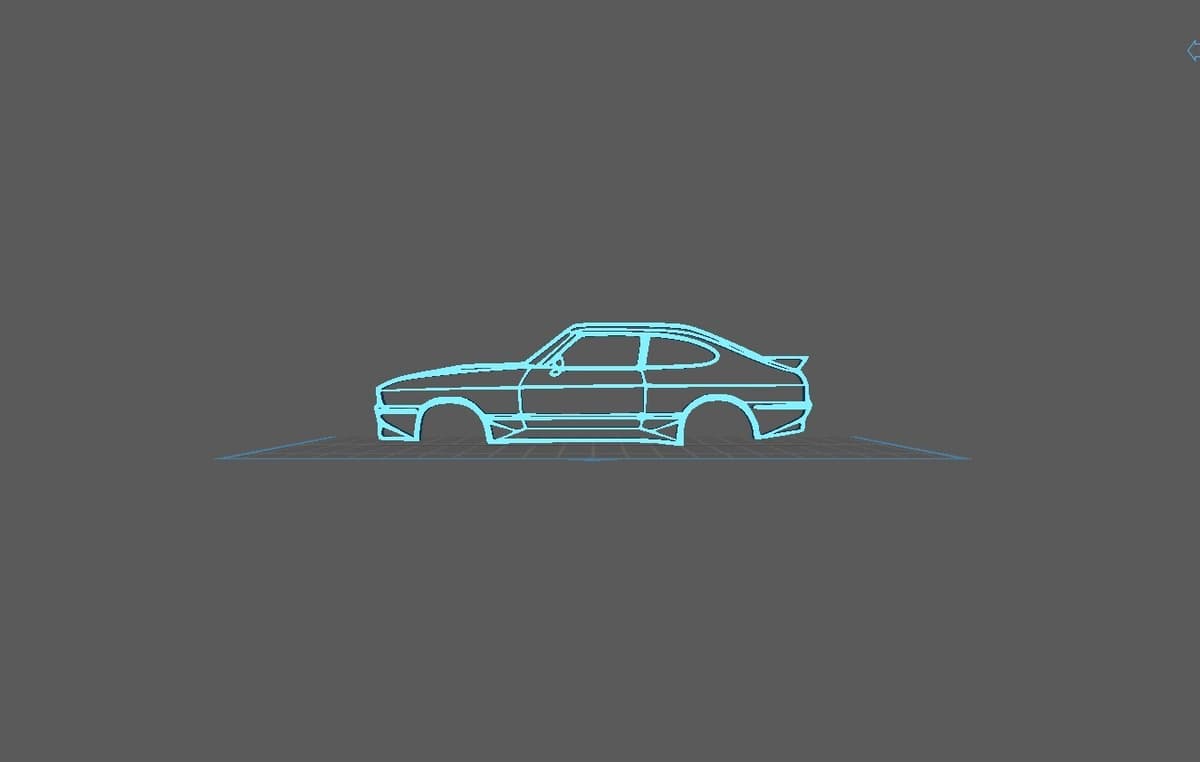 Ford - Capri 1985 Wall Art