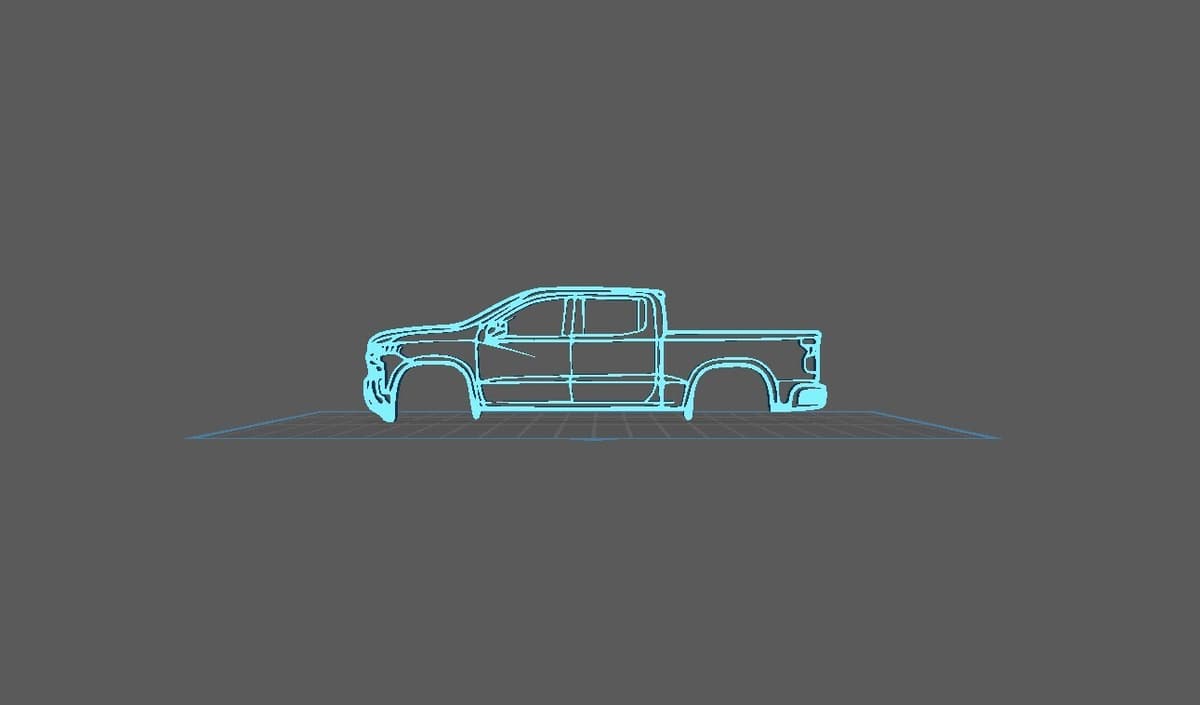 Chevrolet - Silerado 1500 2019 Wall Art