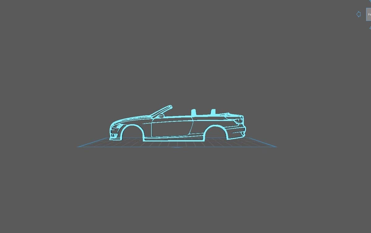 BMW - E93 2008 Wall Art