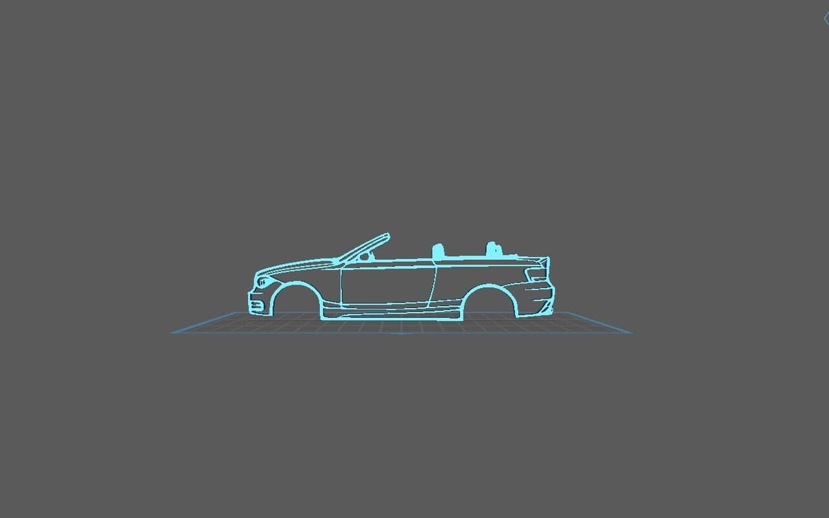 BMW - E88 2009 Wall Art