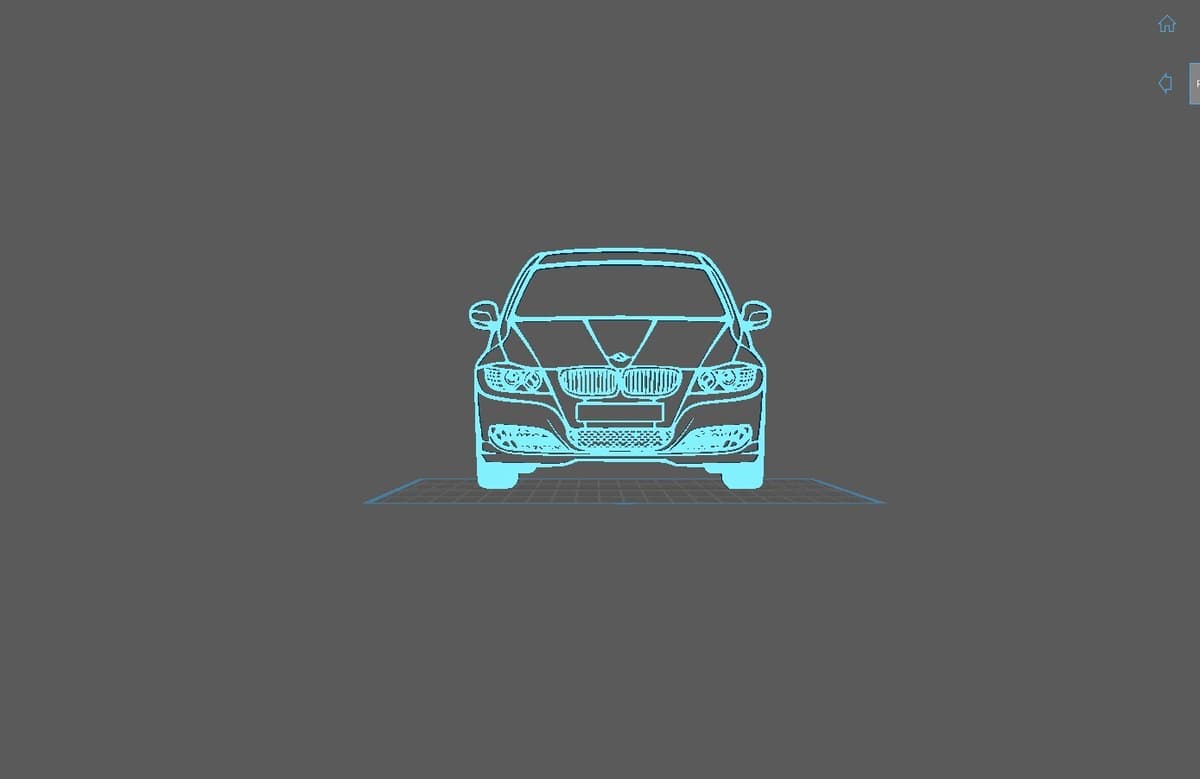 BMW - E90 2009 Wall Art