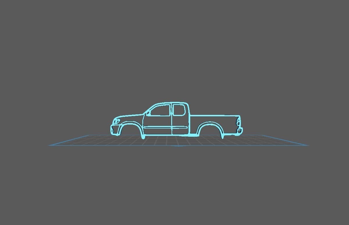 Toyota - Tundra 2000 Wall Art