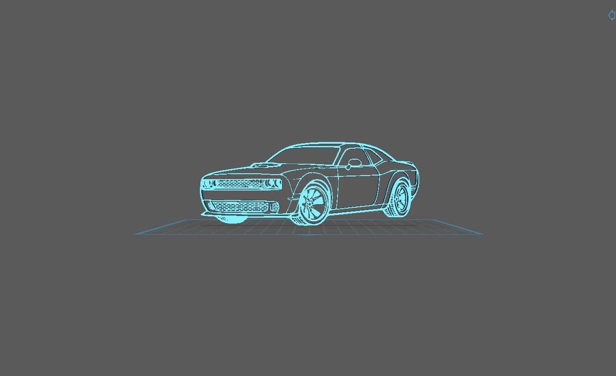 Dodge - Challenger SRT Hellcat Wall Art