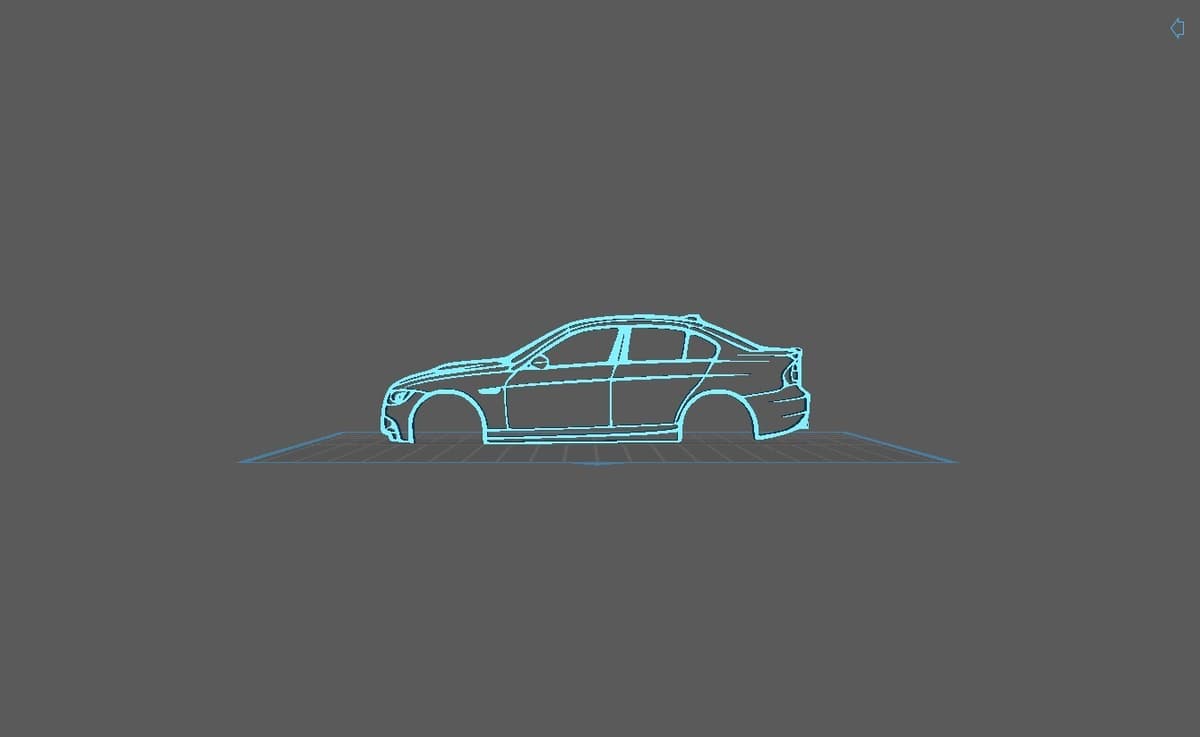 BMW - M3 E90 2008 Wall Art