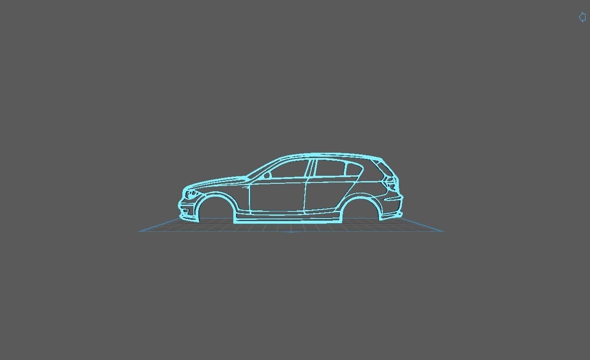 BMW - Serie 1 E87 2009 Wall Art