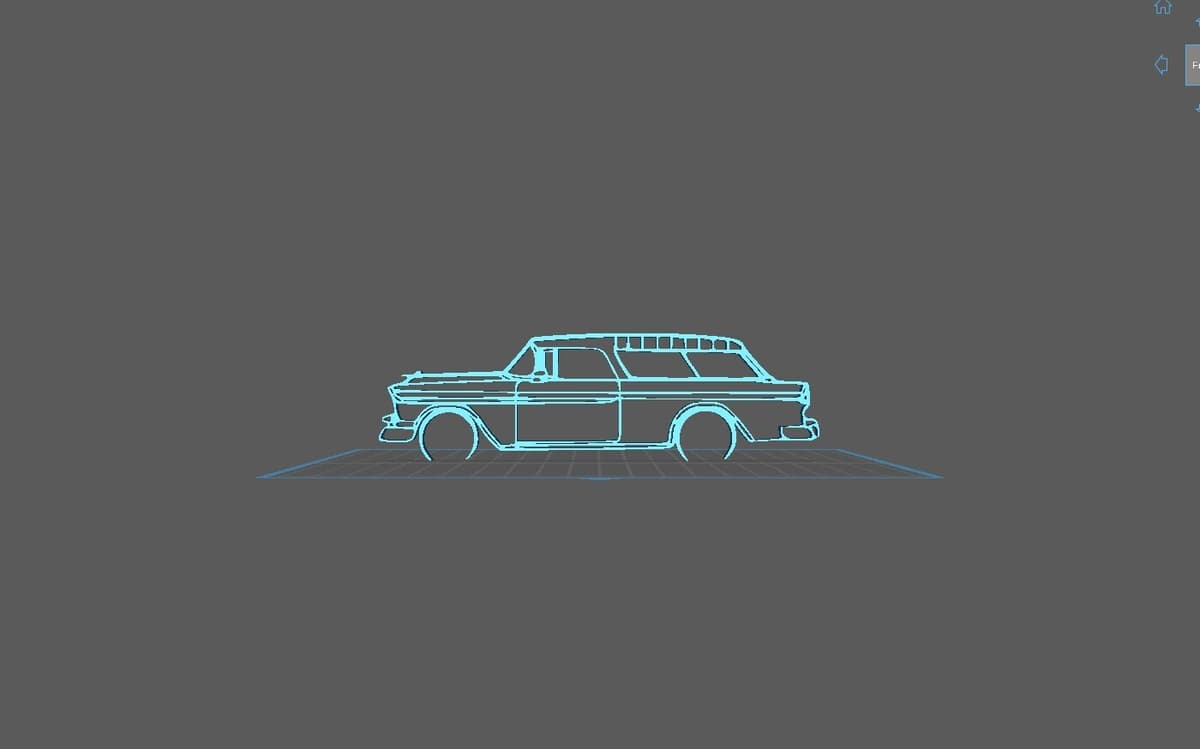 Chevrolet - Nomad 1955 Wall Art