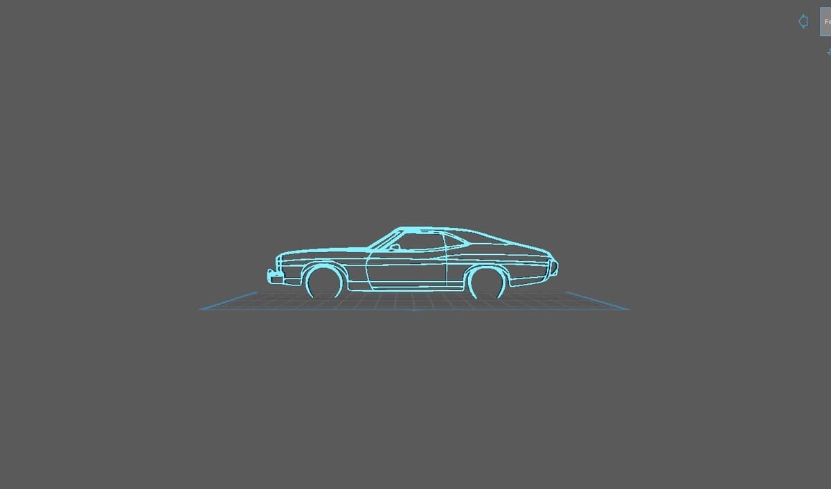 Ford - Gran Torino Sport Fast Back 1973 Wall Art