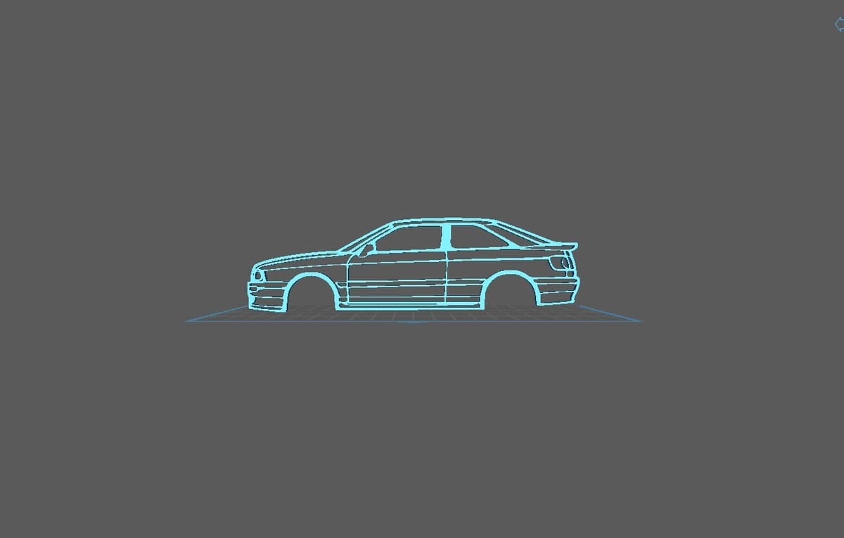 Audi - 90 Type 89 Wall Art