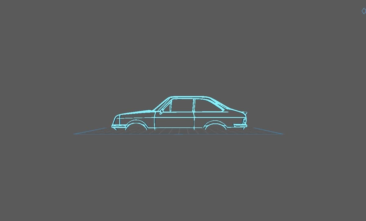 Ford - Escort MK2 RS 1800 Wall Art