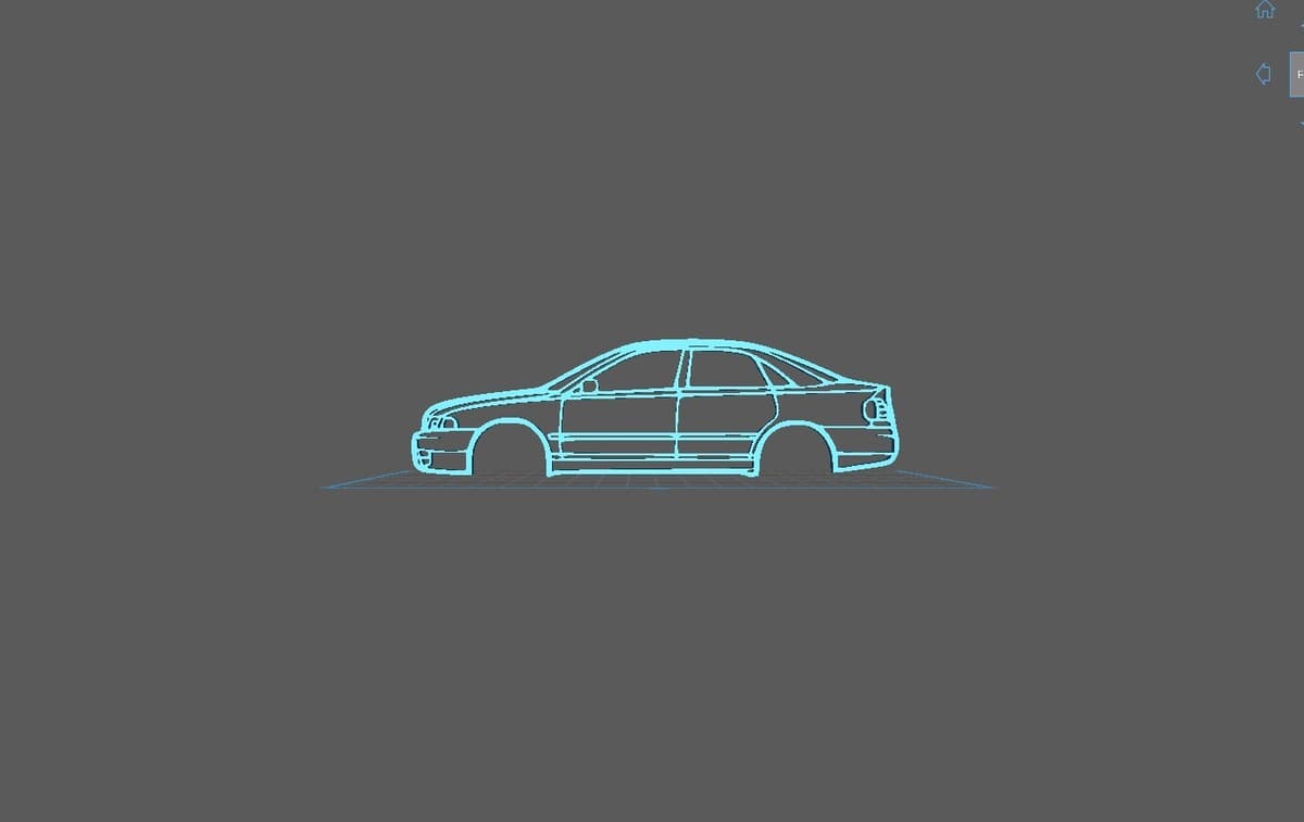 Audi - RS4 B5 2001 Wall Art