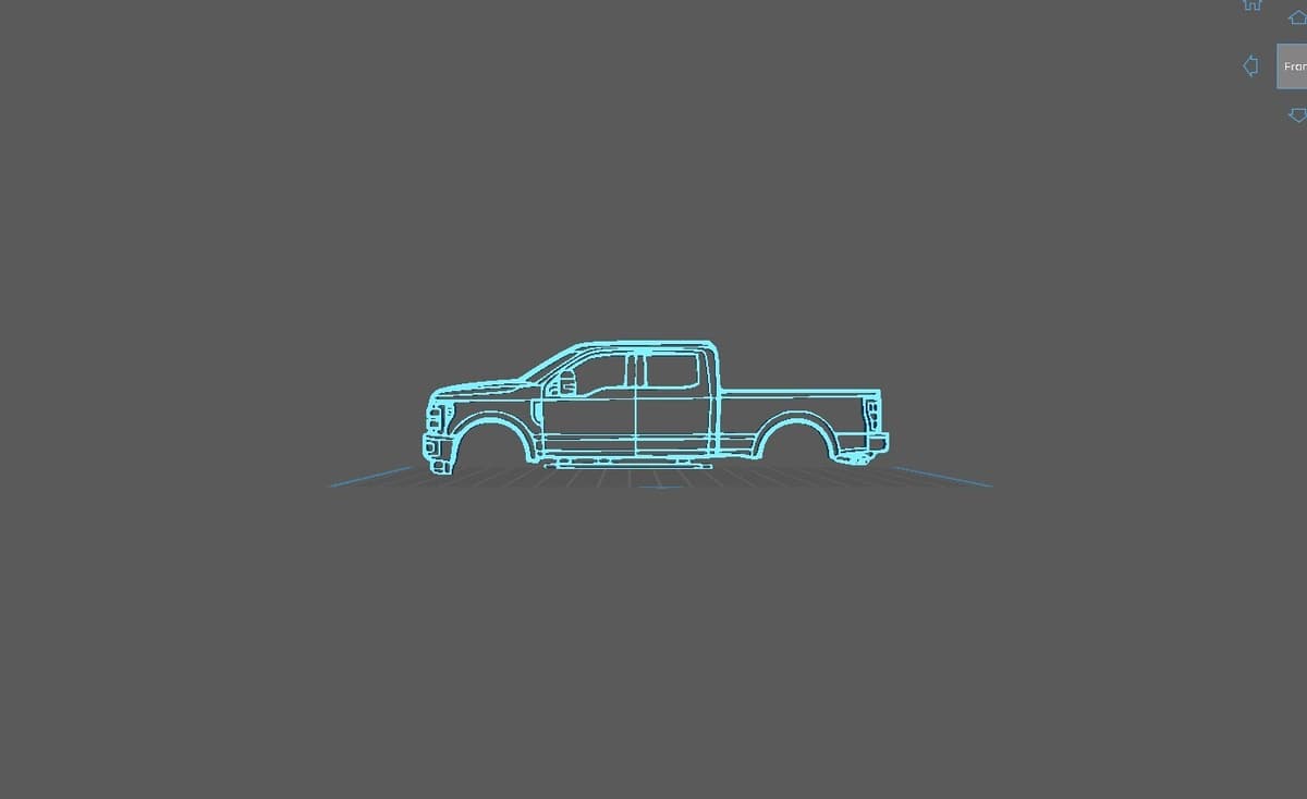 Ford - F 250 Super Duty 2017 Wall Art