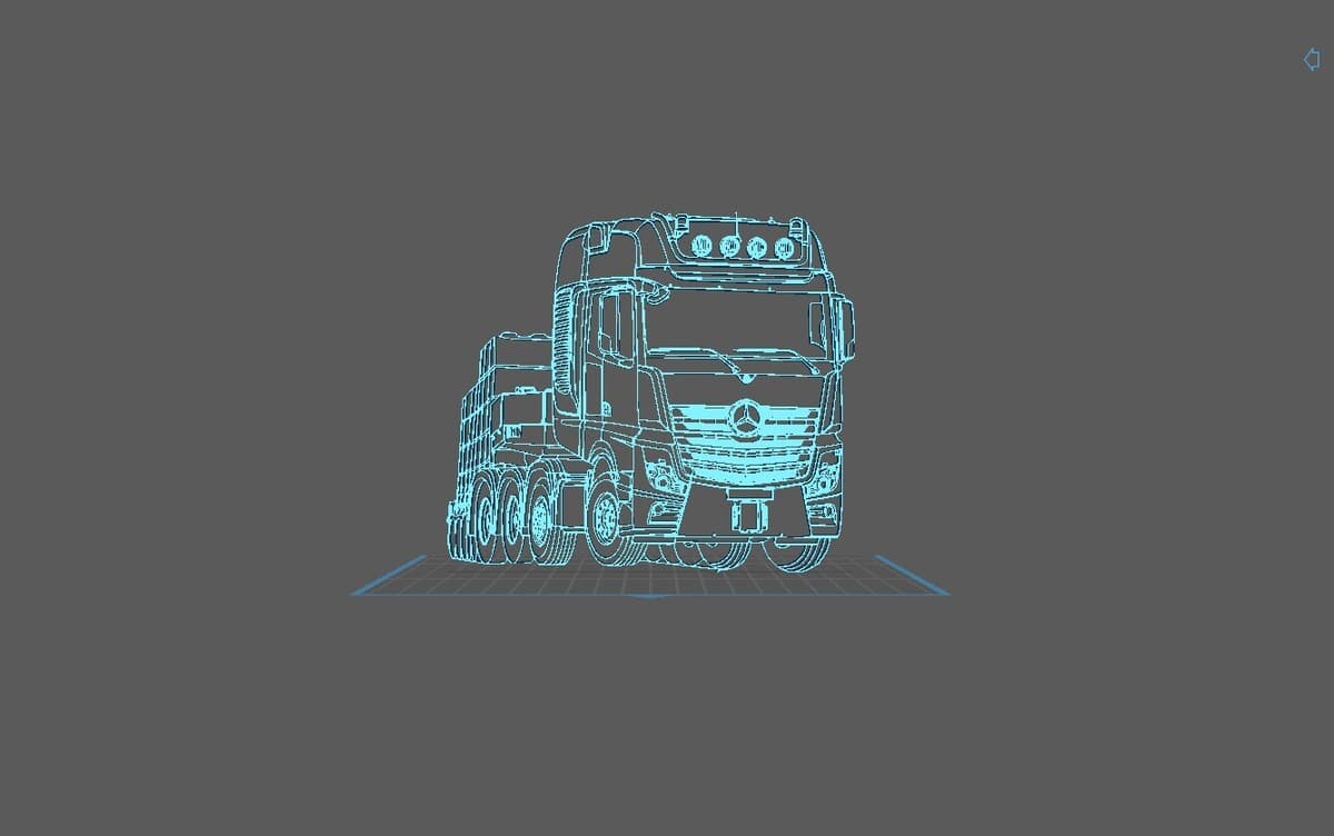 Truck - Mercedes Benz Wall Art