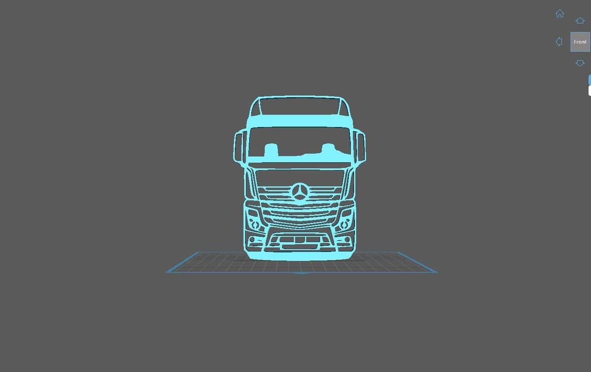 Truck - Mercedes Benz - Actros Wall Art