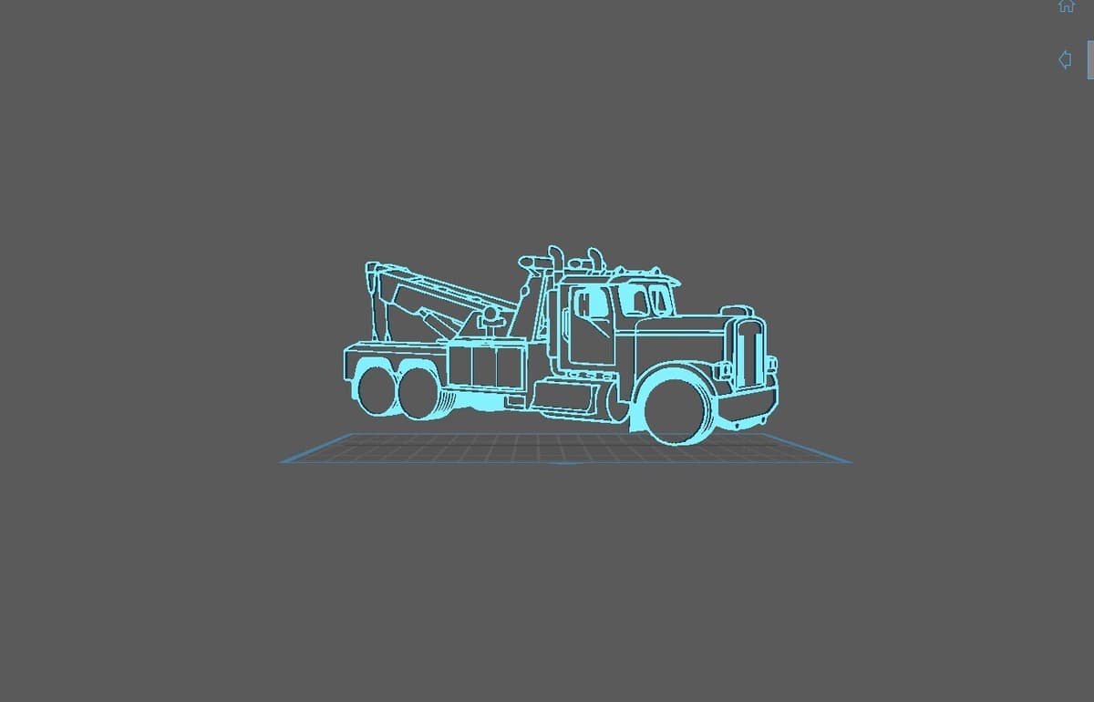 Truck - Tow Truck Wall Art