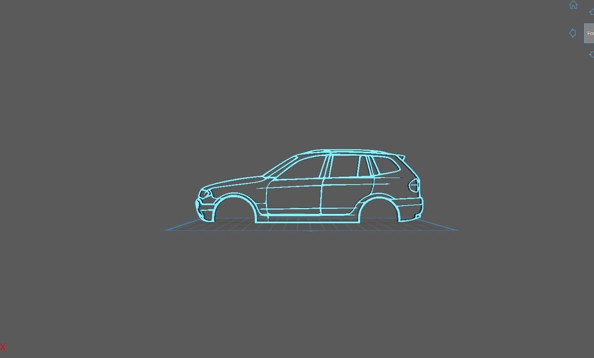 BMW - X3 E81 2004 Wall Art
