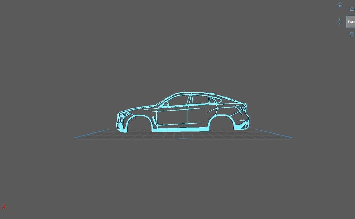 BMW - X6 F16 2015 Wall Art