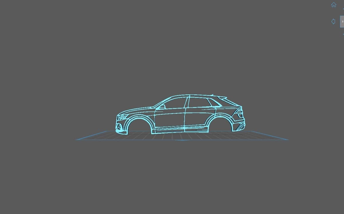 Audi - Q8 RS 2020 Wall Art