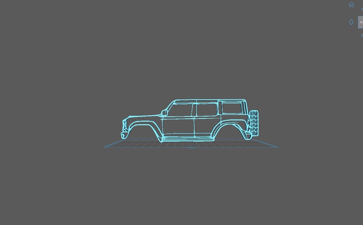 Ford - Bronco Raptor 2022 Wall Art